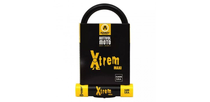 Auvray antivol U XTREM MAXI 110 X 310 Ø18 (certifié SRA) - AVEC SUPPORT