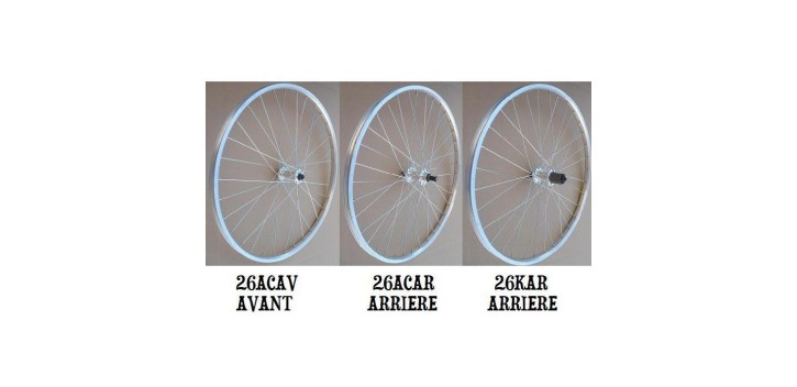 Roue 12" ALU MOYEU ACIER AXE PLEIN