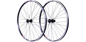 Roue 27,5" axe creux double paroi Combo disque / patin noire