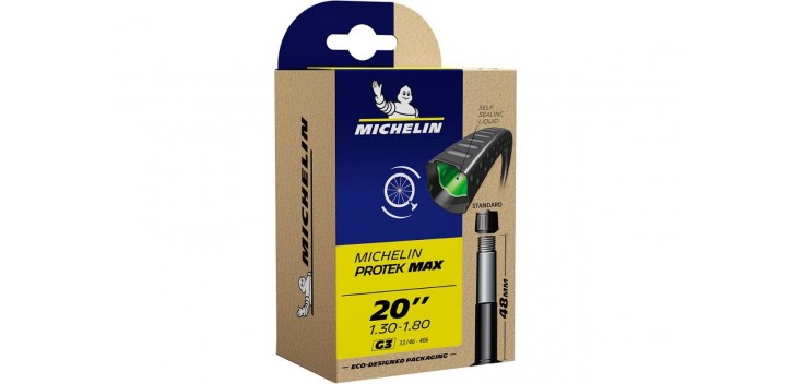 MICHELIN (G4) 20" X 1.30 -1.80 Liquide anti-crevaison SCHRADER 48mm