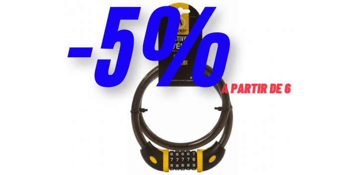 Auvray antivol cable de sécurité 9m - Ø15