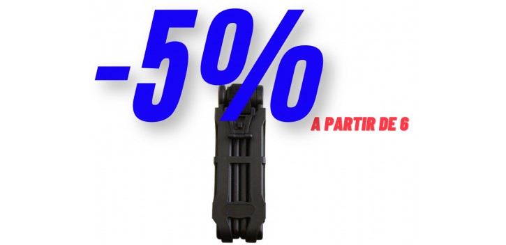 Auvray antivol pliant City Lock 85cm avec support