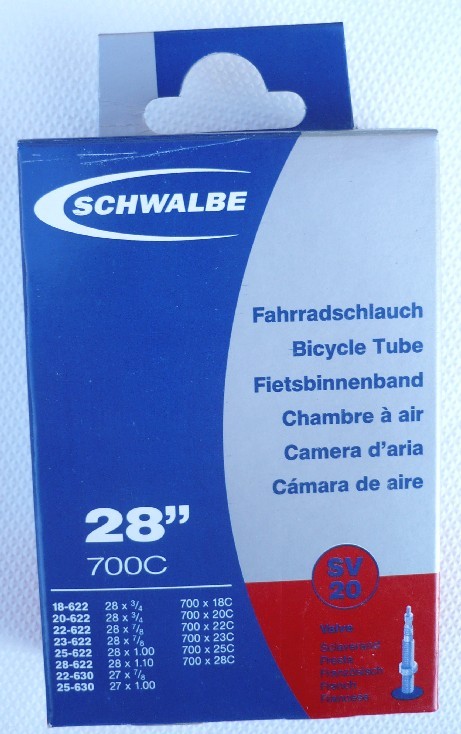 Schwalbe CHAMBRE À AIR SCHW.27x7/8/28x3/4 EXTRA LÉGÈRE V.PRESTA 40 mm