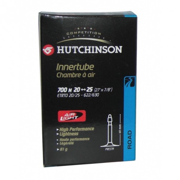 Hutchinson CHAMBRE A AIR VELO 700 x 20-25 VALVE PRESTA 60mm 95g