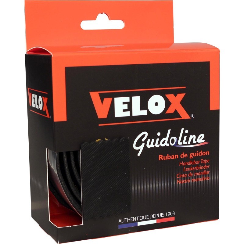 Velox RUBAN DE GUIDON - CINTRE HIGH GRIP MAXI CONFORT 3.5mm NOIR