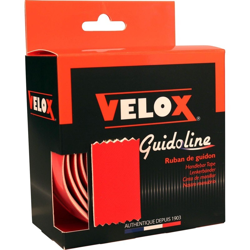 Velox RUBAN DE GUIDON - CINTRE HIGH GRIP MAXI CONFORT 3.5mm ROUGE