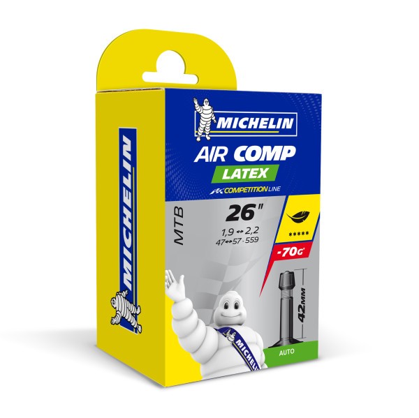 Michelin CAA VTT Aircomp C4 Latex 26X1.6/2.1 Schrader 42