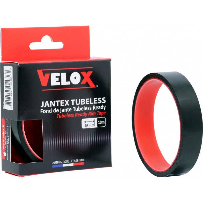 Velox FOND DE JANTE ATELIER ADHESIF CONVERSION TUBETYPE EN TUBELESS DIAM 25mm ROUE LARGEUR 23 - 25C