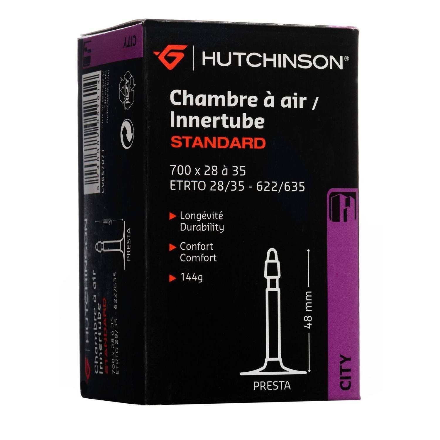 Hutchinson CHAMBRE A AIR VELO 700 x 28-35 VALVE PRESTA 48mm 144g